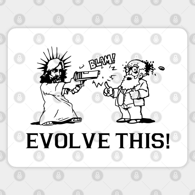 Evolve This! - Paul Movie Sticker by tvshirts